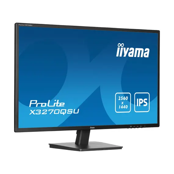 iiyama ProLite XB3270QSU-B1 - Monitor LED - 32" (31.5" visível) - 2560 x 1440 WQHD @ 100 Hz - IPS - 250 cd/m² - 1200:1 - 3 ms - HDMI, DisplayPort - al