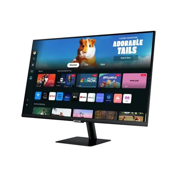 Samsung S27DM500EU - M50D Series - monitor LED - Smart - 27" - 1920 x 1080 Full HD (1080p) @ 60 Hz - VA - 250 cd/m² - 3000:1 - HDR10 - 4 ms - 2xHDMI