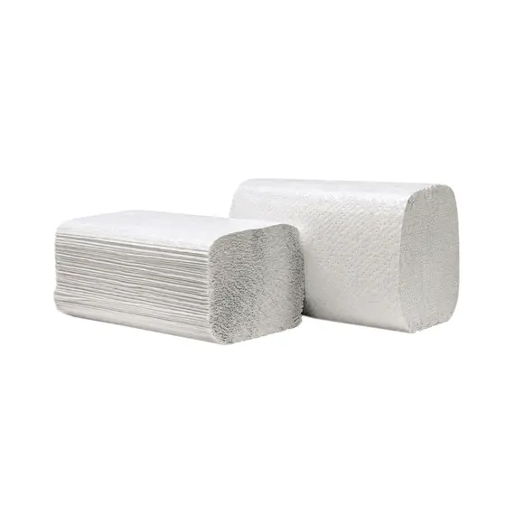 Toalhas Mão ZigZag 23x20cm 1Fl (Eco) Cinza 3000un