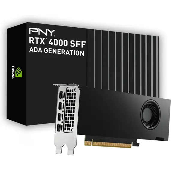 NVIDIA RTX - Cartão gráfico - RTX 4000 SFF Ada - 20 GB GDDR6 - PCIe 4.0 x16 - 4 x DisplayPort