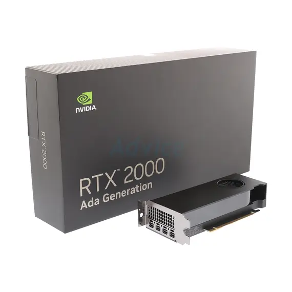 NVIDIA RTX - Cartão gráfico - NVIDIA RTX 2000 Ada - 16 GB GDDR6 - PCIe 4.0 x16 - 4 x Mini DisplayPort - retalho