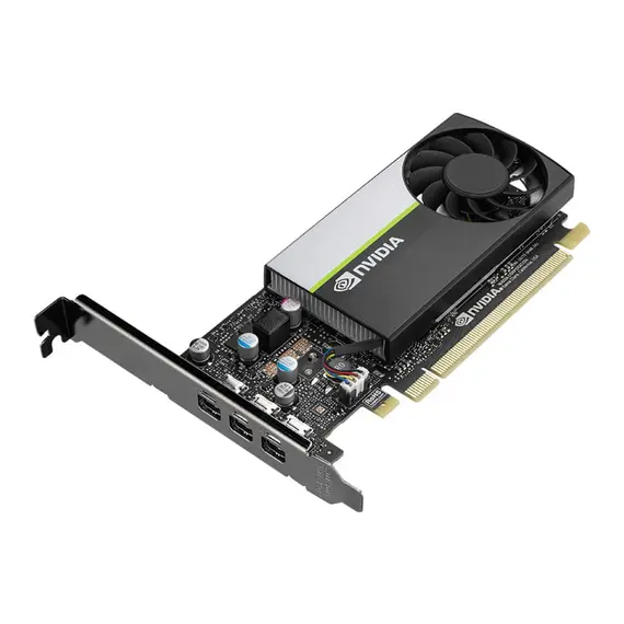 NVIDIA Quadro T400 - Cartão gráfico - Quadro T400 - 4 GB GDDR6 - PCIe 3.0 x16 baixo perfil - 3 x Mini DisplayPort