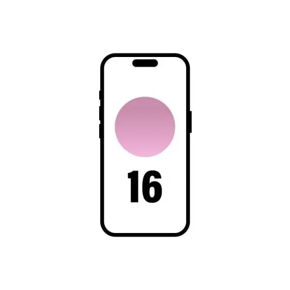 Smartphone Apple iPhone 16 128GB/ 6.1'/ 5G/ Rosa