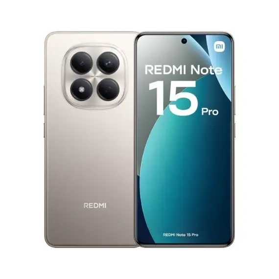Smartphone Xiaomi Redmi Note 15 Pro 8GB/ 256GB/ 6.83'/ Titanio