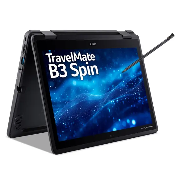 ACER TRAVELMATE B3 SPIN 12 TMB312RN-31-TCO-P9U1 INTEL N250 12.2INCH WUXGA 8GB 128GB Intel Graphics Win11 Pro Education