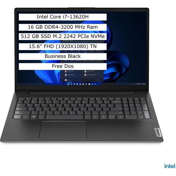 LENOVO V15 G4 Intel Core i7-13620H 15.6inch 16GB 512GB W11H 3Y Depot