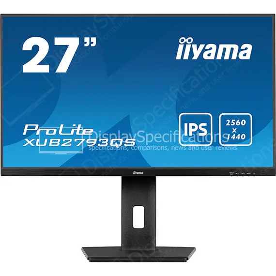 iiyama ProLite XUB2793QS-B6 - Monitor LED - 27" - 2560 x 1440 QHD @ 100 Hz - IPS - 250 cd/m² - 1300:1 - 1 ms - HDMI, DisplayPort - altifalantes - pret