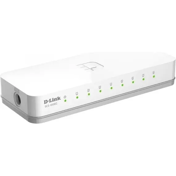 D-Link DES 1008C - Interruptor - sem gestão - 8 x 10/100