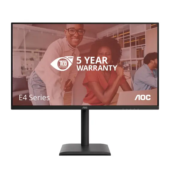 AOC Q32E4U - E4 Series - monitor LED - 32" (31.5" visível) - 2560 x 1440 QHD @ 100 Hz - IPS - 1000:1 - 4 ms - 2xHDMI, DisplayPort - altifalantes - pre