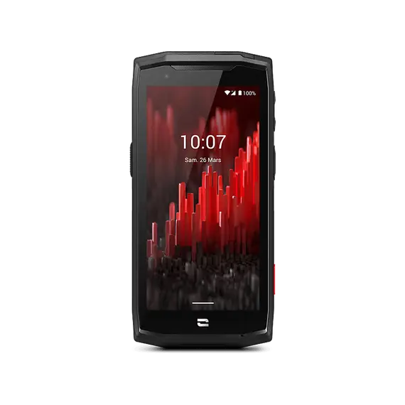 Crosscall Core M5 - 4G smartphone - SIM duplo - RAM 4 GB / Memória Interna 64 GB - microSD slot - monitor LCD - 4.95" - 960 x 480 pixeis - rear camera