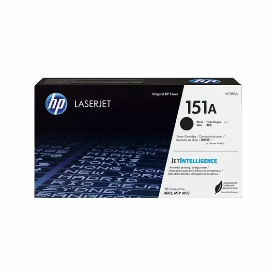 HP 151X - Alto Rendimento - preto - original - LaserJet - cartucho de toner (W1510X) - para LaserJet Pro 4003dn, 4003dw, MFP 4103fdw
