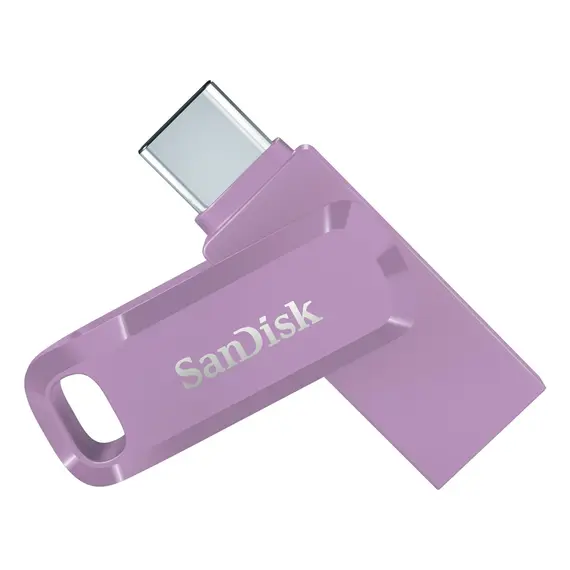 SanDisk Ultra Dual Drive Go - Drive flash USB - 512 GB - USB 3.2 Gen 1 / USB-C - lavanda