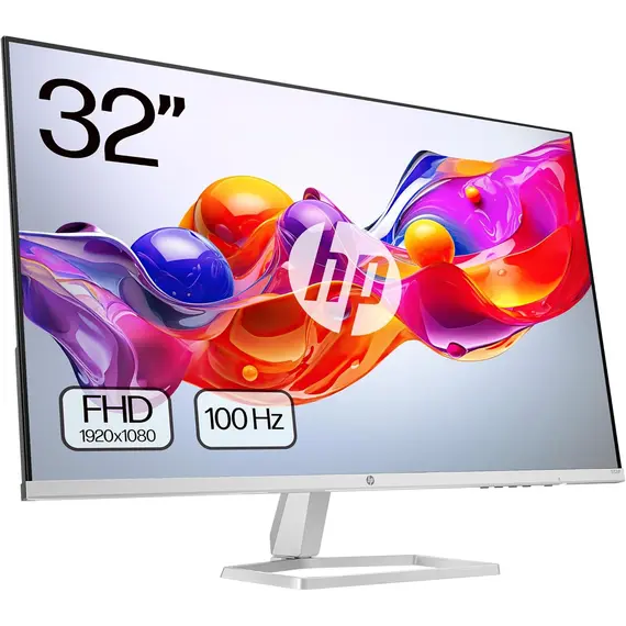 HP 532sf - 5 Series - monitor LED - 32" (31.5" visível) - 1920 x 1080 Full HD (1080p) @ 100 Hz - IPS - 300 cd/m² - 3000:1 - 7 ms - 2xHDMI, VGA - supor
