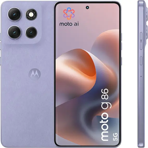 Motorola Moto G86 - 5G smartphone - SIM duplo - RAM 8 GB / Memória Interna 256 GB - microSD slot - ecrã pOLED - 6.67" - 2712 x 1220 pixeis - (120 Hz)