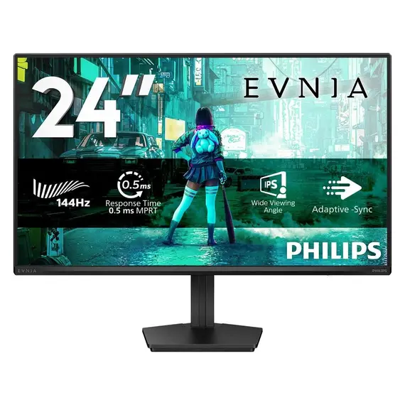 Philips Evnia 3000 24M2N3200NF - Monitor LED - gaming - 24" (23.8" visível) - 1920 x 1080 Full HD (1080p) @ 144 Hz - IPS - 300 cd/m² - 1500:1 - HDR10