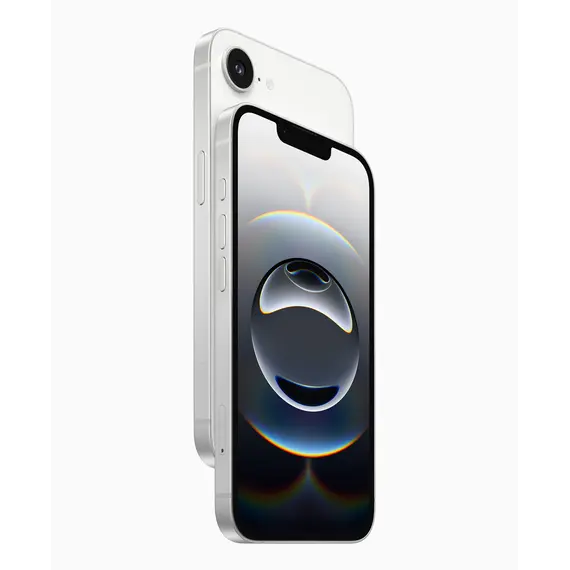 Apple iPhone 16e - 5G smartphone - SIM duplo / Memória Interna 128 GB - OLED display - 6.1" - 2532 x 1170 pixeis - rear camera 48 MP - front camera 12