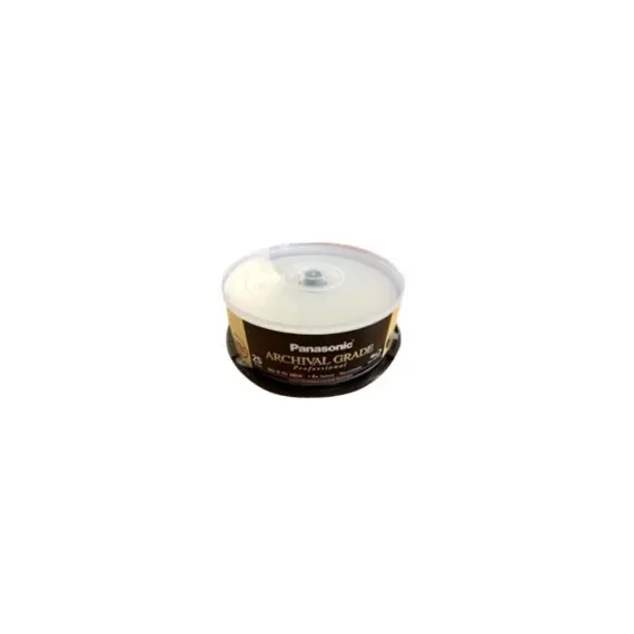 Panasonic ARCHIVAL GRADE Professional - 25 x BD-R - 25 GB 6x - superfície para imprimir a jacto de tinta, hub de impressão interna - bobina (pacote de