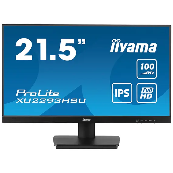 iiyama ProLite XU2293HSU-B7 - Monitor LED - 22" (21.5" visível) - 1920 x 1080 Full HD (1080p) @ 100 Hz - IPS - 300 cd/m² - 1000:1 - 1 ms - HDMI, Displ