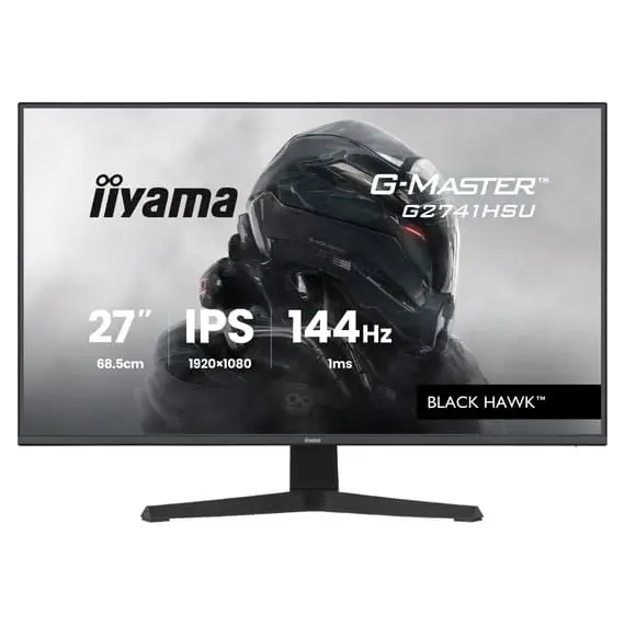 iiyama G-MASTER Black Hawk GB2745HSU-B2 - Monitor LED - 27" - 1920 x 1080 Full HD (1080p) @ 100 Hz - IPS - 300 cd/m² - 1300:1 - 1 ms - HDMI, DisplayPo