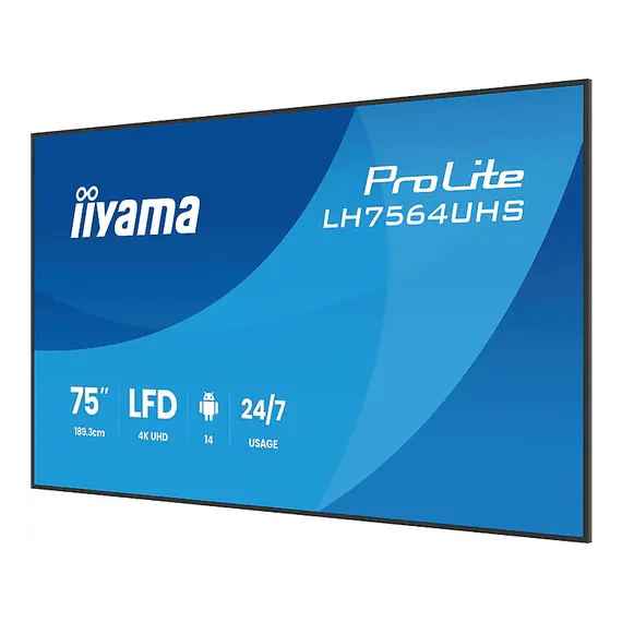 iiyama ProLite TW1023ASC-B2P - Monitor LED - 10.1" - estacionário - ecrã de toque - 1280 x 800 WXGA @ 60 Hz - IPS - 450 cd/m² - 1000:1 - 25 ms - HDMI