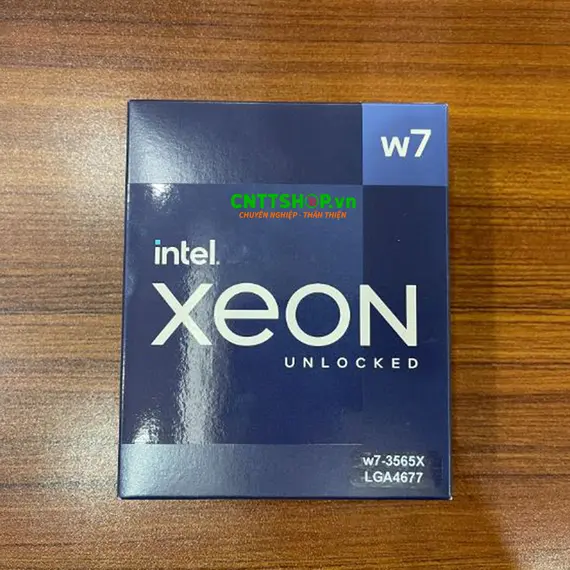Intel Xeon W W7-3565X - 2.5 GHz - 32 núcleos - 64 fios - 82.5 MB cache - FCLGA4677 Socket - Box