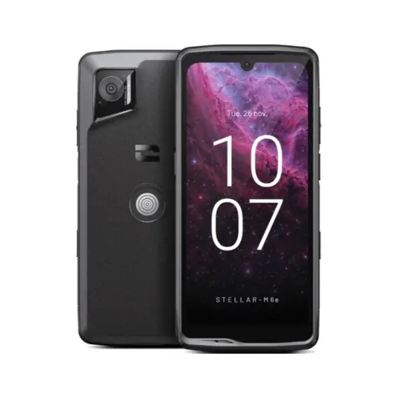 Crosscall Stellar M6e - 5G smartphone - SIM duplo - RAM 4 GB / Memória Interna 64 GB - monitor LCD - 6.1" - 1560 x 720 pixeis - rear camera 50 MP - fr