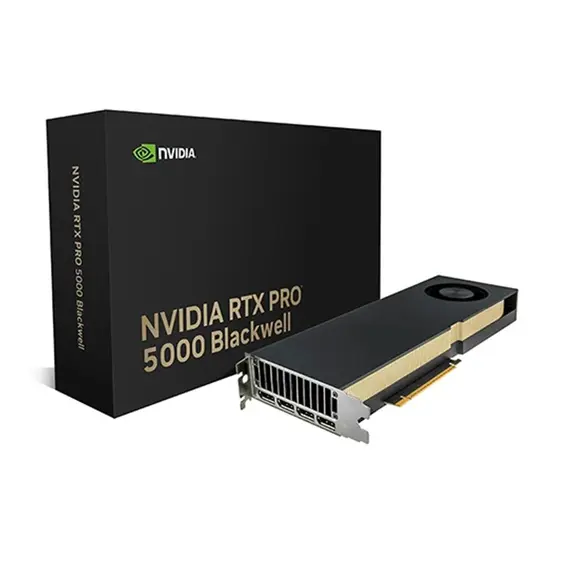 NVIDIA RTX PRO 5000 Blackwell - Cartão gráfico - RTX PRO 5000 Blackwell - 48 GB GDDR7 - PCIe 5.0 x16 - 4 x DisplayPort - retalho
