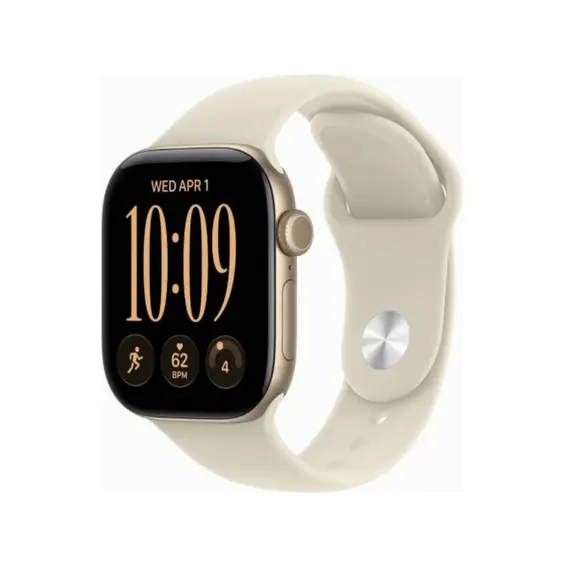 APPLE WATCH SERIES 12 GPS 42MM LIGHT GOLD ALUMINIUM CASE WITH SAND SPORT BAND - S/M