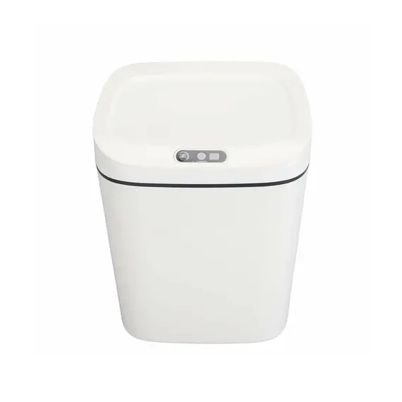 Contentor 12L Plástico com Sensor Branco