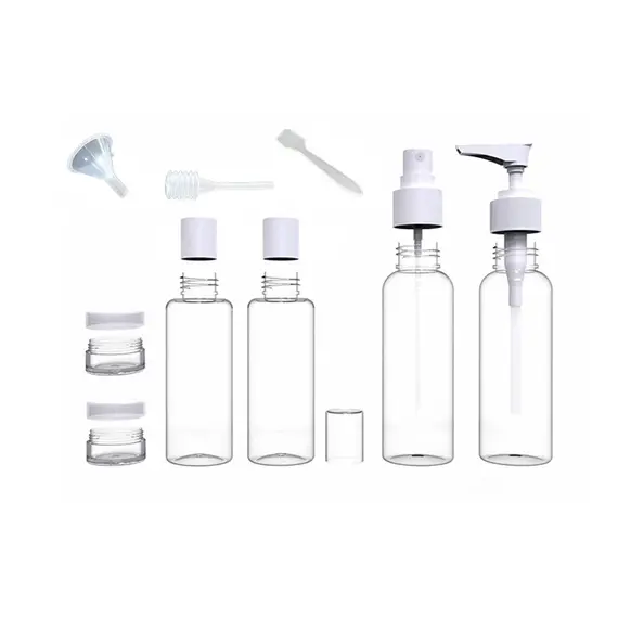 Frascos Vazios Plástico Cosméticos Pack 9un