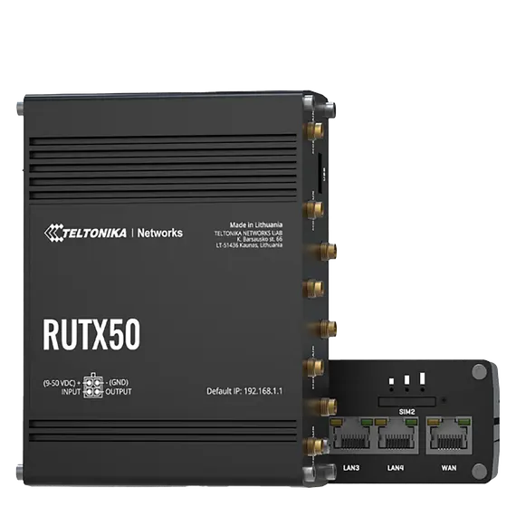 TELTONIKA NETWORKS RUTX50 DUAL SIM 5G/4G/LTE Router eSIM version