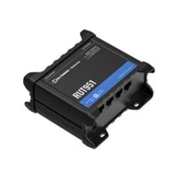 TELTONIKA NETWORKS RUT951 POE+ DUAL SIM eSIM 4G/LTE/3G/2G WiFi Router with PSU EU