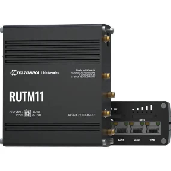 TELTONIKA NETWORKS RUTM11 Industrial 4G LTE Router