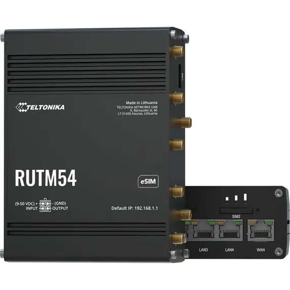 TELTONIKA NETWORKS RUTM54 5G Router With Telit Modem