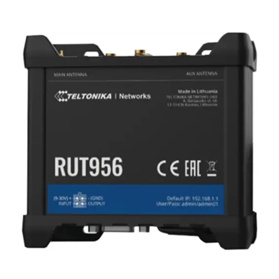 TELTONIKA NETWORKS RUT956 LTE/4G Industrial Router Global Version