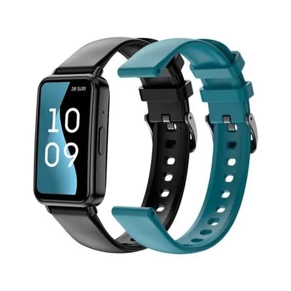 Smartwatch SPC Duo Fit/ Notificaciones/ Frecuencia Cardíaca/ Negro Oscuro