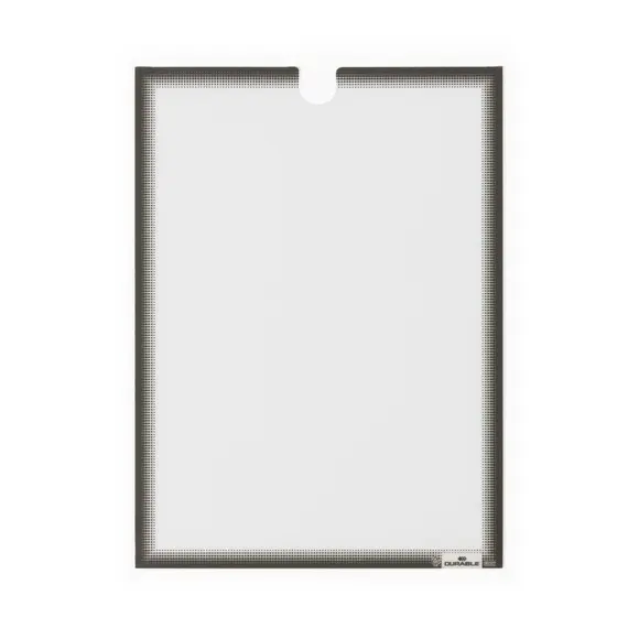 Moldura Adesiva A4 Durable 400657 Cinza 5un