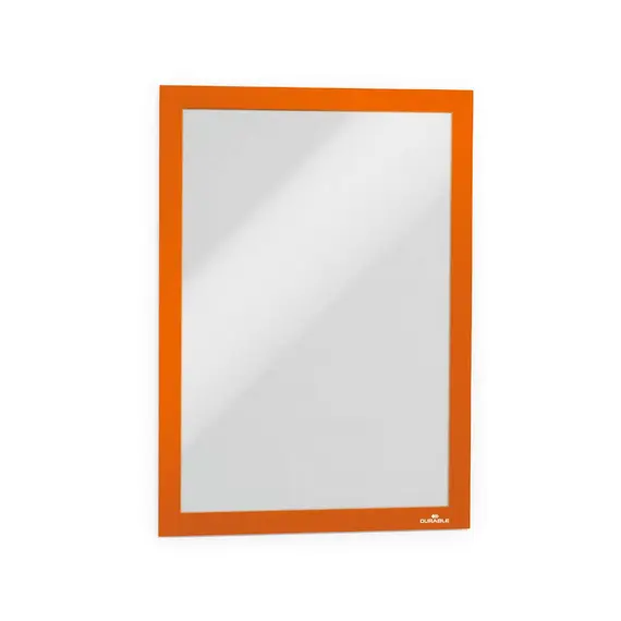 Moldura Adesiva A4 Duraframe 4872-09 Laranja 2un