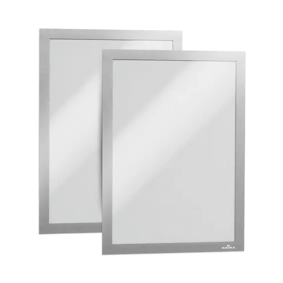 Moldura Adesiva A4 Duraframe 4872-23 Prata 2un