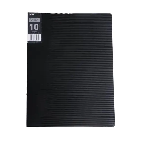 Pasta c/10 Bolsas 20 Páginas Catálogo Eagle A4 Preto