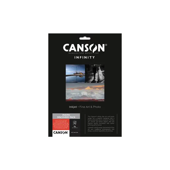 Papel A4 Canson Infinity Discovery Pack Photo 9 Folhas