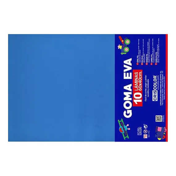 Placa de Goma EVA 40x60cm Azul Claro 1un