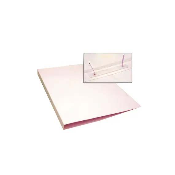 Dossier Cartolina Alto Brilho 310x230x10mm c/Ferragem Branco