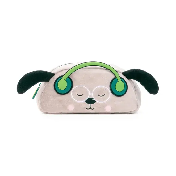 Estojo Retangular Ambar Dog Person Green Furry