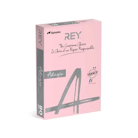 Papel Fotocopia Rosa Adagio(cd89) A4 80gr 1x500Fls