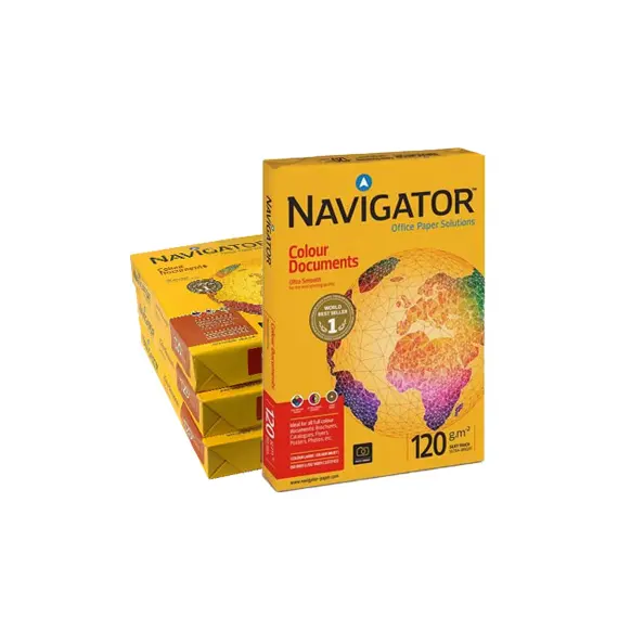 Papel 120gr Fotocopia A3 Navigator Colour Documents 4x500Fls