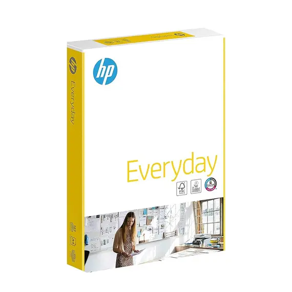 Papel 075gr Fotocopia A4 HP Everyday 1x500Folhas