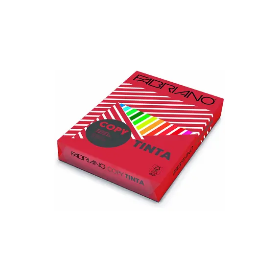 Papel Fotocopia Vermelho IntCopyTinta F605 A4 80gr 1x500Fls