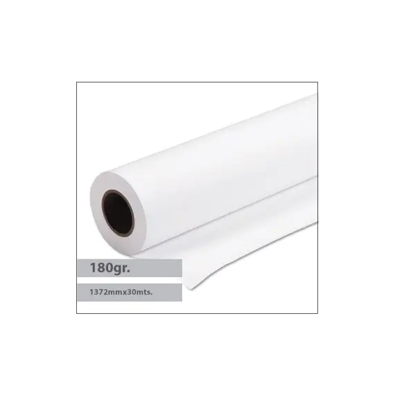 Papel 1372mmx030m 180g Premium Coated SIHL 1 Rolo