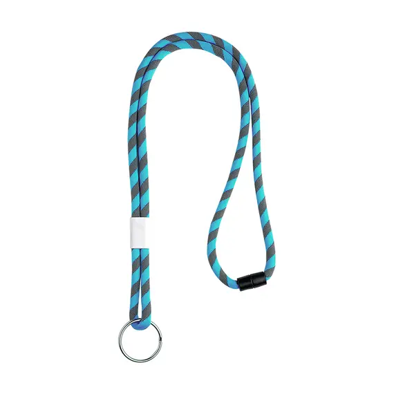 Fita Multiusos Pescoço Tubular Ajuste Metálico Azul 2x45cm
